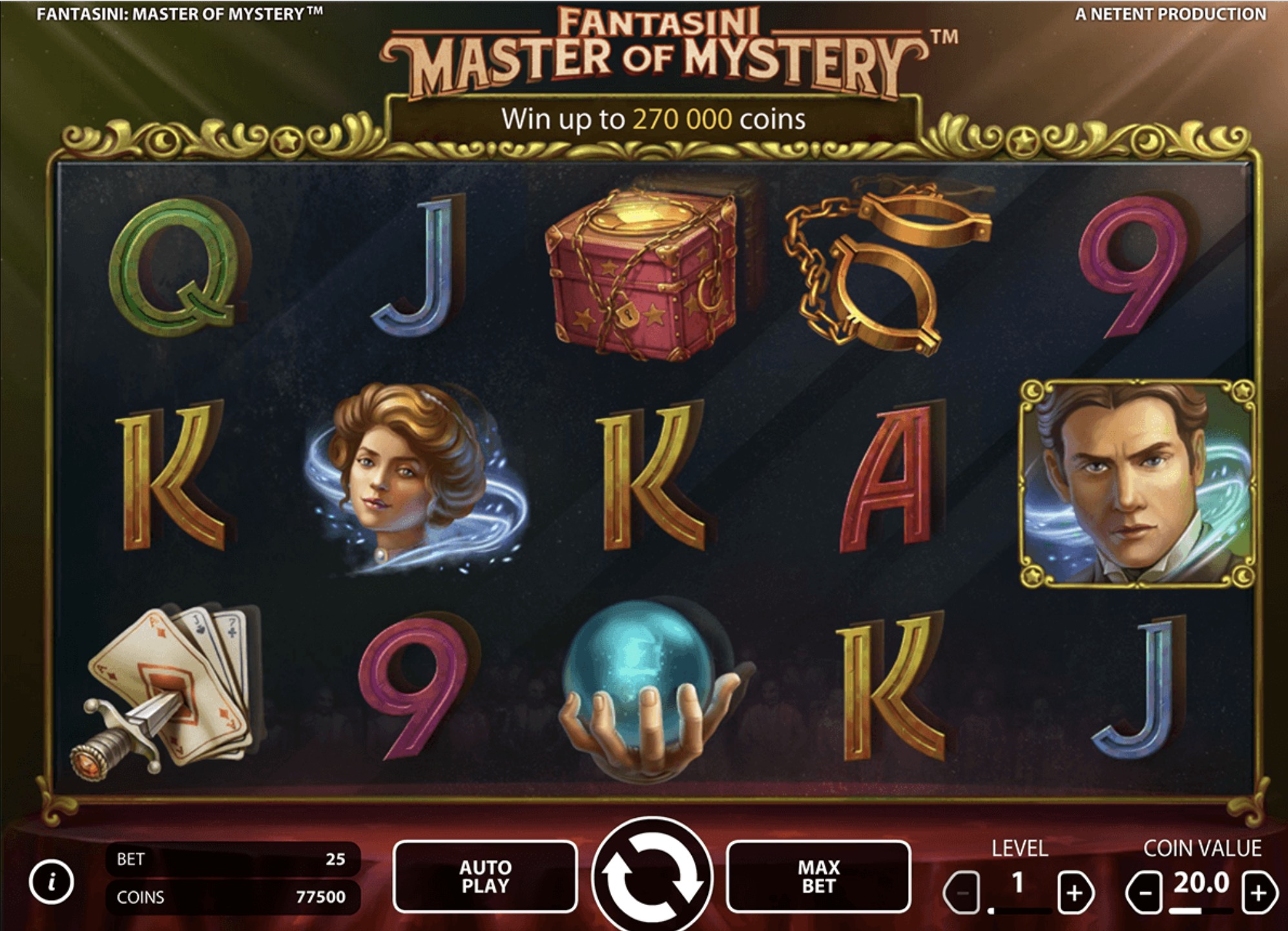 Слот-автоматы «Fantasini Master of Mystery» от NetEnt и Fresh Casino